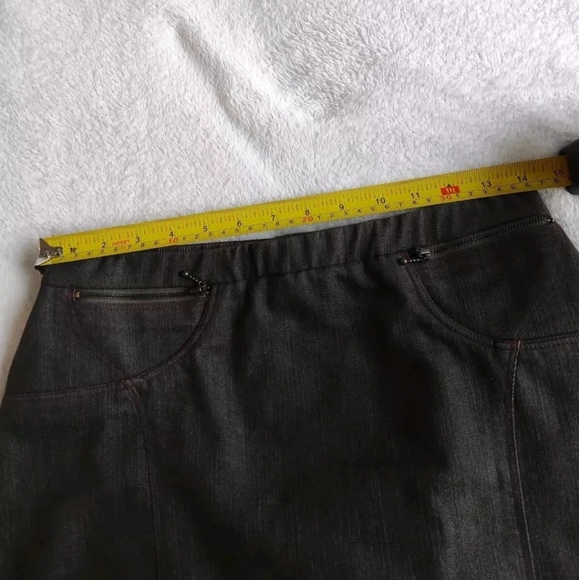 Vintage Denim Midi Skirt M - Picture 7 of 8